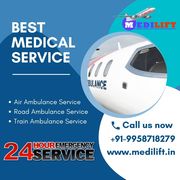 Quickly Avail Medilift Air Ambulance in Ranchi with Peerless Amenities