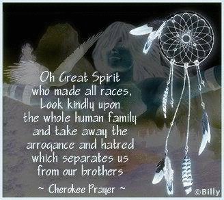 cherokee prayer