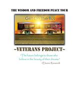 Wisdom and freedom Peace Tour~ Veterans Project T-shirt design