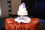 Wedding Cake on Our Electric Turntable