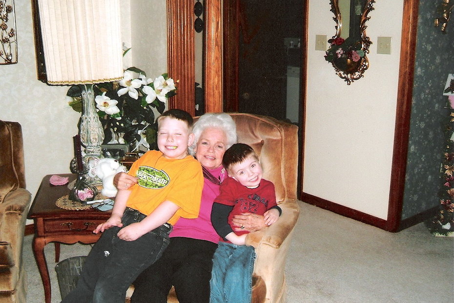 Grandma with the boys