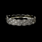 Elegant Bridal Bangle Bracelet B 8102