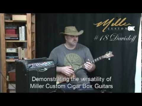 Miller Custom Cigar Box Guitar - #18 Davidoff
